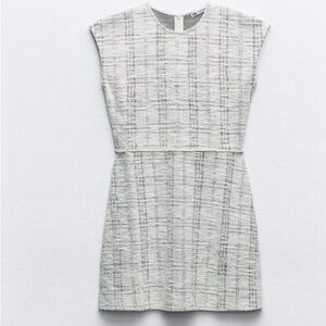 Textured Jacquard mini dress